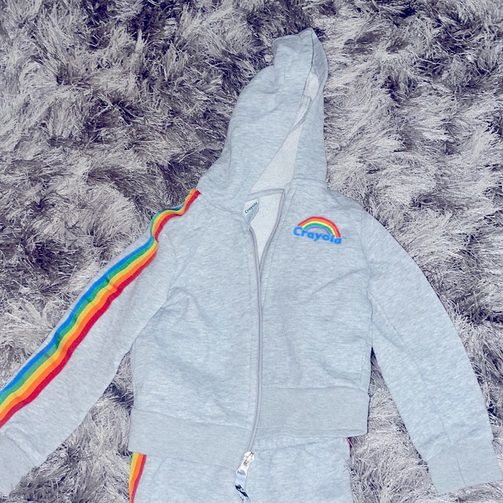 Crayola inspired jogging suit - Toddler Girl 2T